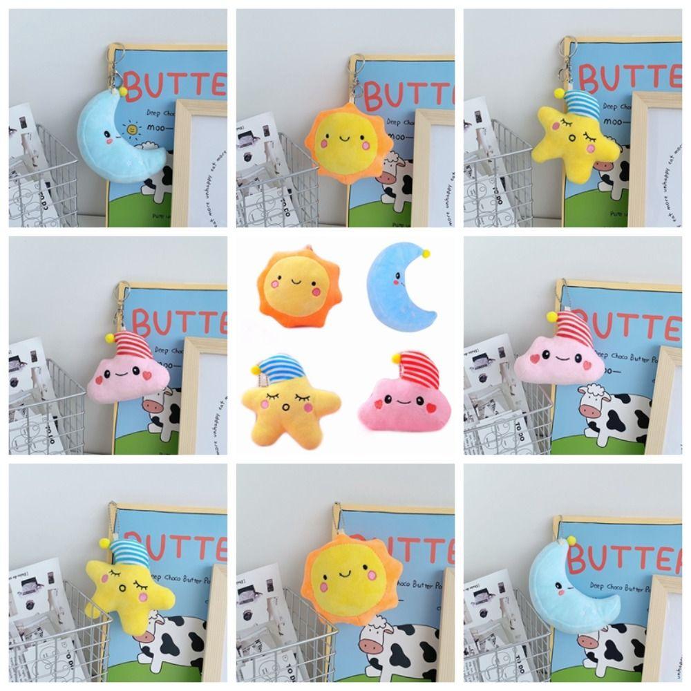 

Star Star Moon Cloud Stuffed Doll Moon Sky Plush Keychain Holiday Gifts