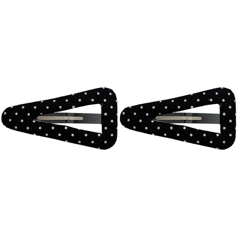 Korean Style Polka Dot Triangle Hair Clip Women's Fashionable and Simple BB Clip Hair Accessories