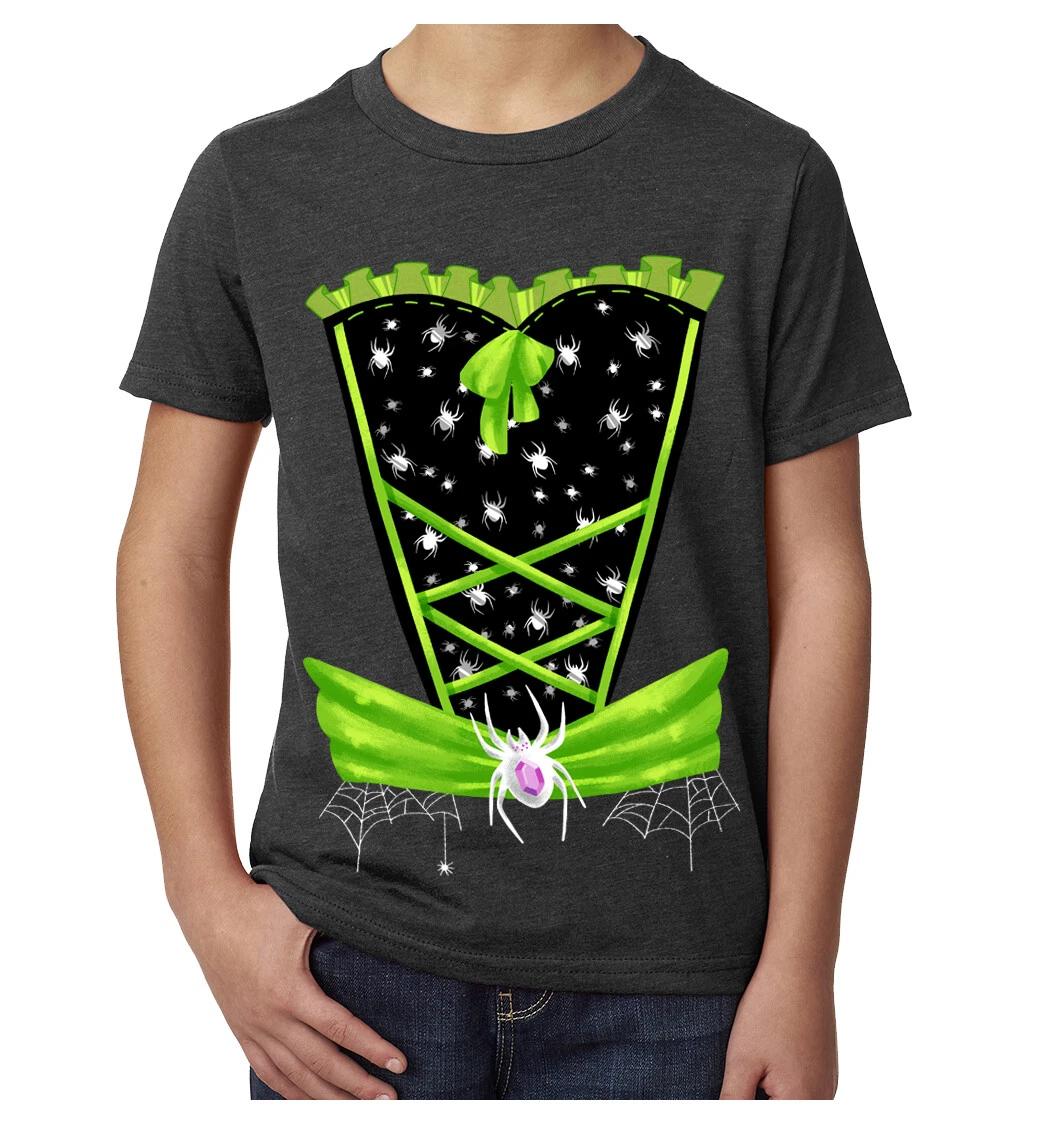 

Witch Costume T-Shirt, Kid s Graphic Tees, Funny Halloween Kid s Shirts! L