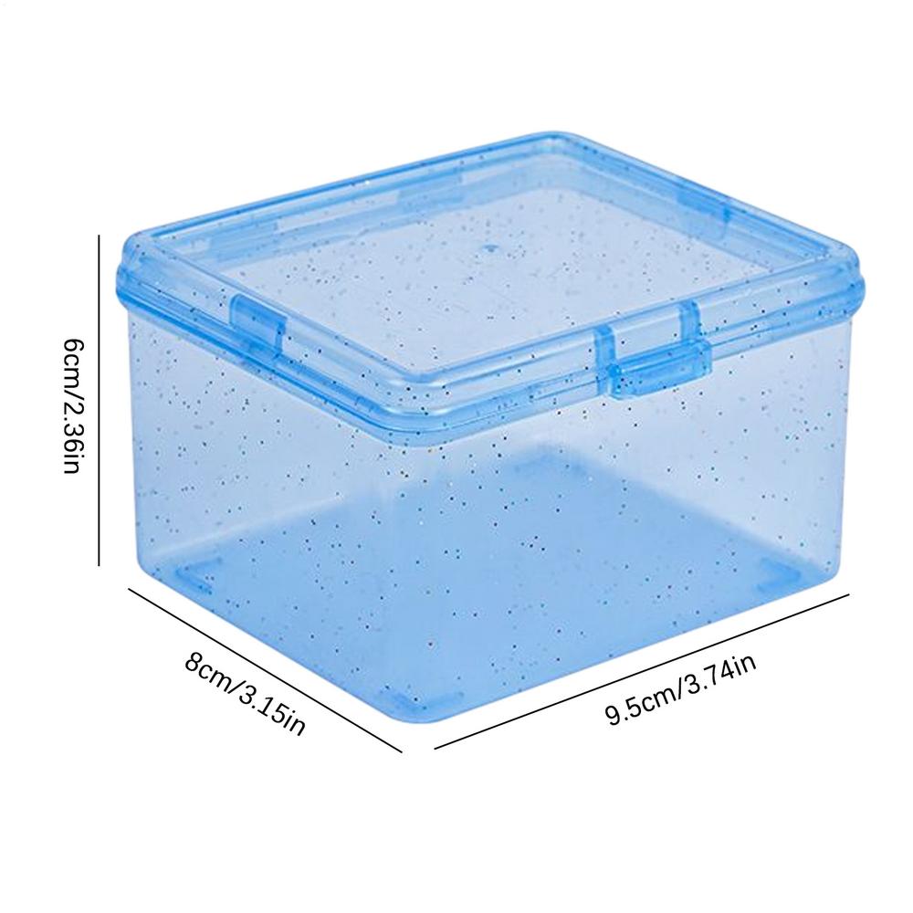 Transparent Card Box Plastic Storage Box Photocards Small Card Storage Box Desk Organizer Box Classification Box Stationery 1450₽