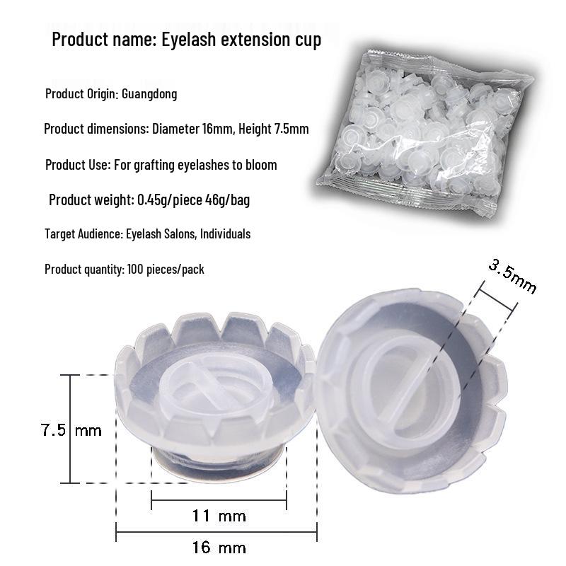 Camellia Blooming Eyelash Extension Tool - Instant Blooming Cup Glue Applicator