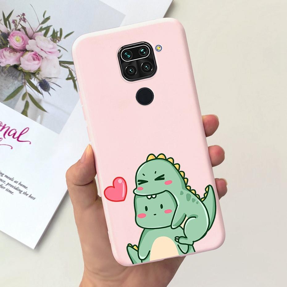 For Xiaomi Redmi Note 9 9s 9 Pro Max Cute Animals Cartoon Phone Case For Redmi Note9 9s 9Pro Candy Color Soft Silicon Back Cover