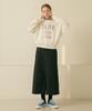 Eilubeu Long Front Slit Skirt Aaqjds101P