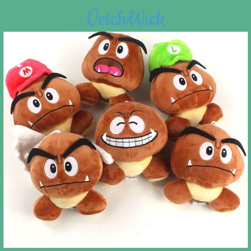 Soft And Cuddly Super Mario Goomba Mushroom Plush Doll For Kids And Collectors