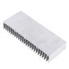 1 stuks Aluminium Koellichaam Koelradiator Heatsink Dicht 24 Tanden 150mm