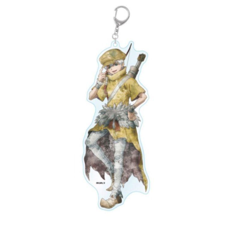 Dr. Stone Era Anime Week Acrylic Stone God Thousand Sky Amber Glass Crom Labor Keychain