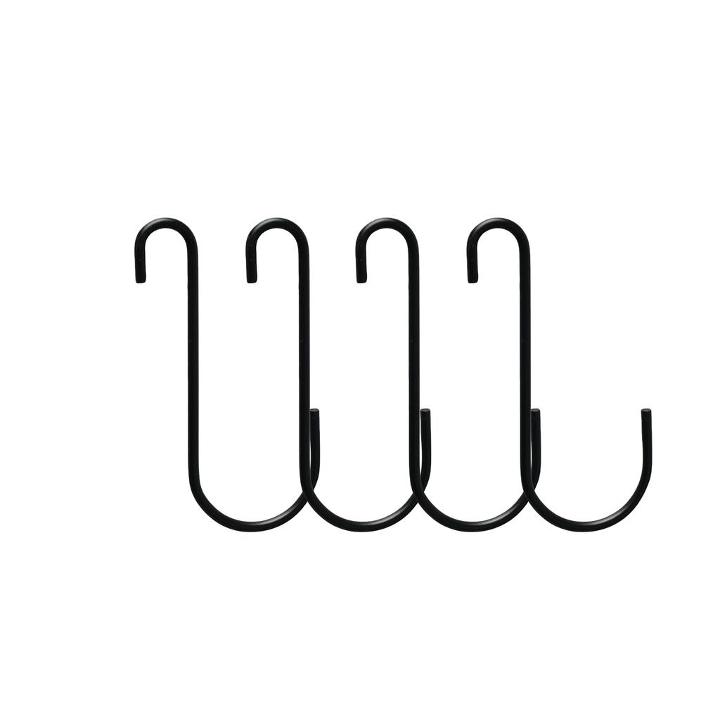 20/10/4Pcs Fence Hooks, Patio Brown Powder Coated Steel Fence Hangers for Hanging Plants, Planters, Bird Feeders, Lights