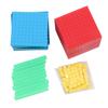 Base Ten Blocks Classroom Set for Kids Math Interactive Hands On Base Ten Blocks Learning Tools