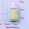 Graduated Baby Bottle Charms: Cartoon DIY Resin Ornaments for Crocs and Crafts