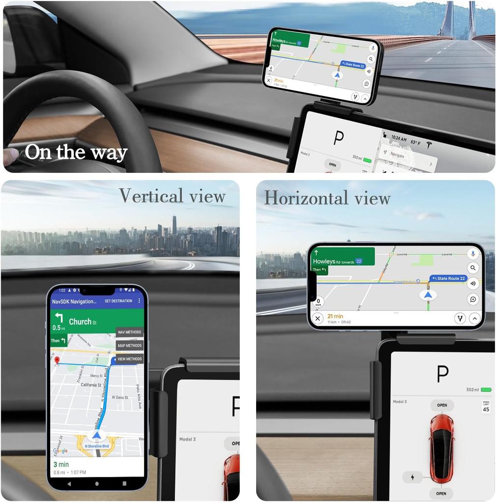 TEEQ for BYD Atto 3 HAN TANG SEAL Car Phone Holder Mount Adjustable Magnetic Phone Holder Car Screen Side Phone Support Frame