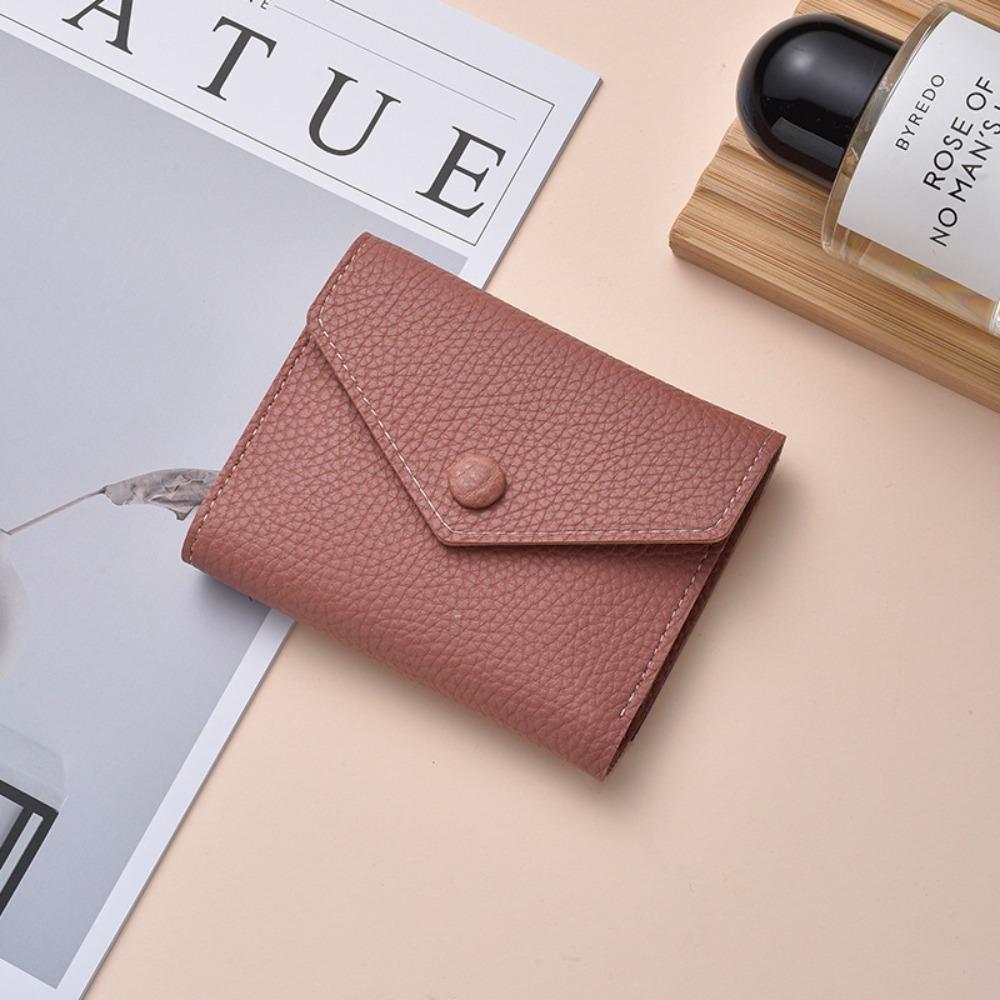 Трехскладной кошелек-конверт Корейский стиль Маленькая сумочка-кошелек Новый дизайн Кошелек из ПУ-кожи Женский Style 3
