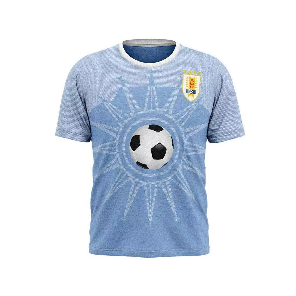 3D Digital Printing T-Shirt Teen Men's Short Sleeve Top Versatile Breathable