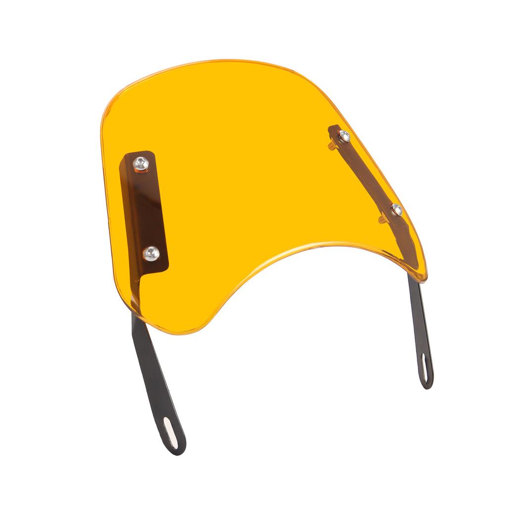 Clear Front Windshield Vintage Style Wind Deflector Stylish Motorcycle Headlight Wind Deflector Durable Fit for CG125