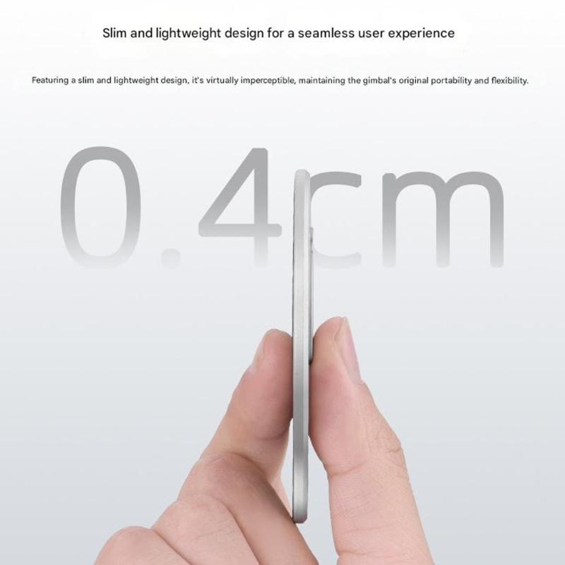 Aluminum Alloy Quick Release Phone Clamp for Mobile 7 7P 8 Handheld Stabilizers Secure Magnetic Attachment