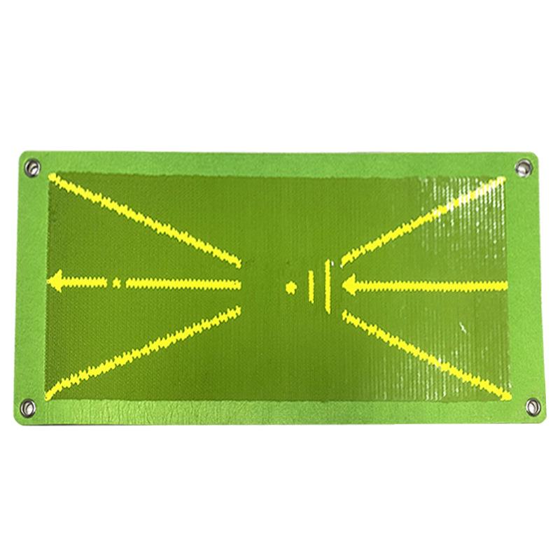 Non-Slip Golf Swing Practice Mat with Sequins