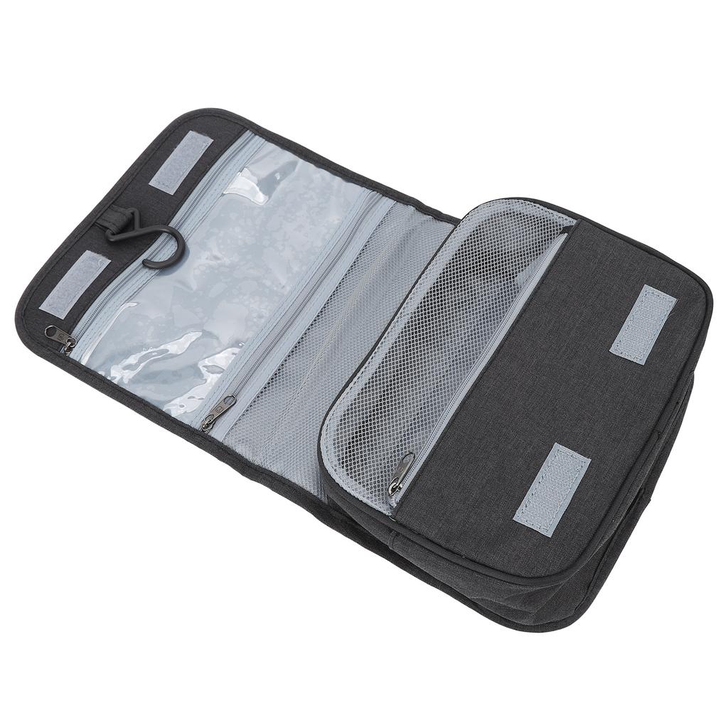 Hanging Toiletry Bag Large Capacity Grid Interlayer Classification Storage Waterproof Cosmetic Bag