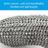 Stainless Steel Mesh Metal Chainmail Gloves Butchers Glove for Cutting Meat Oyster Shucking Chefs Meat Fish