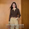Women's Autumn Wool Blend Fair Isle Knit Sweater