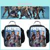 Fortnite Isolierte Lunchtasche für Schüler Outdoor-Picknicks Verstellbarer Riemen Leichtgängige Reißverschlüsse Inklusive