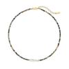Women's Light Luxury Fashion Layered Green Crystal Collarbone Necklace