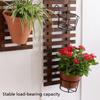 1/2/3/4pcs Wooden Hanging Rack Bohemian Anti-corrosion Flower Shelf Layout Living Room Potted 30x30cm