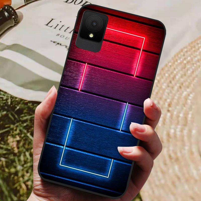For TCL 502 Case Shockproof Soft Silicone TPU Bumper for TCL 502 Global Cover Cat Luxury  TCL502 Cute Cartoon Shell