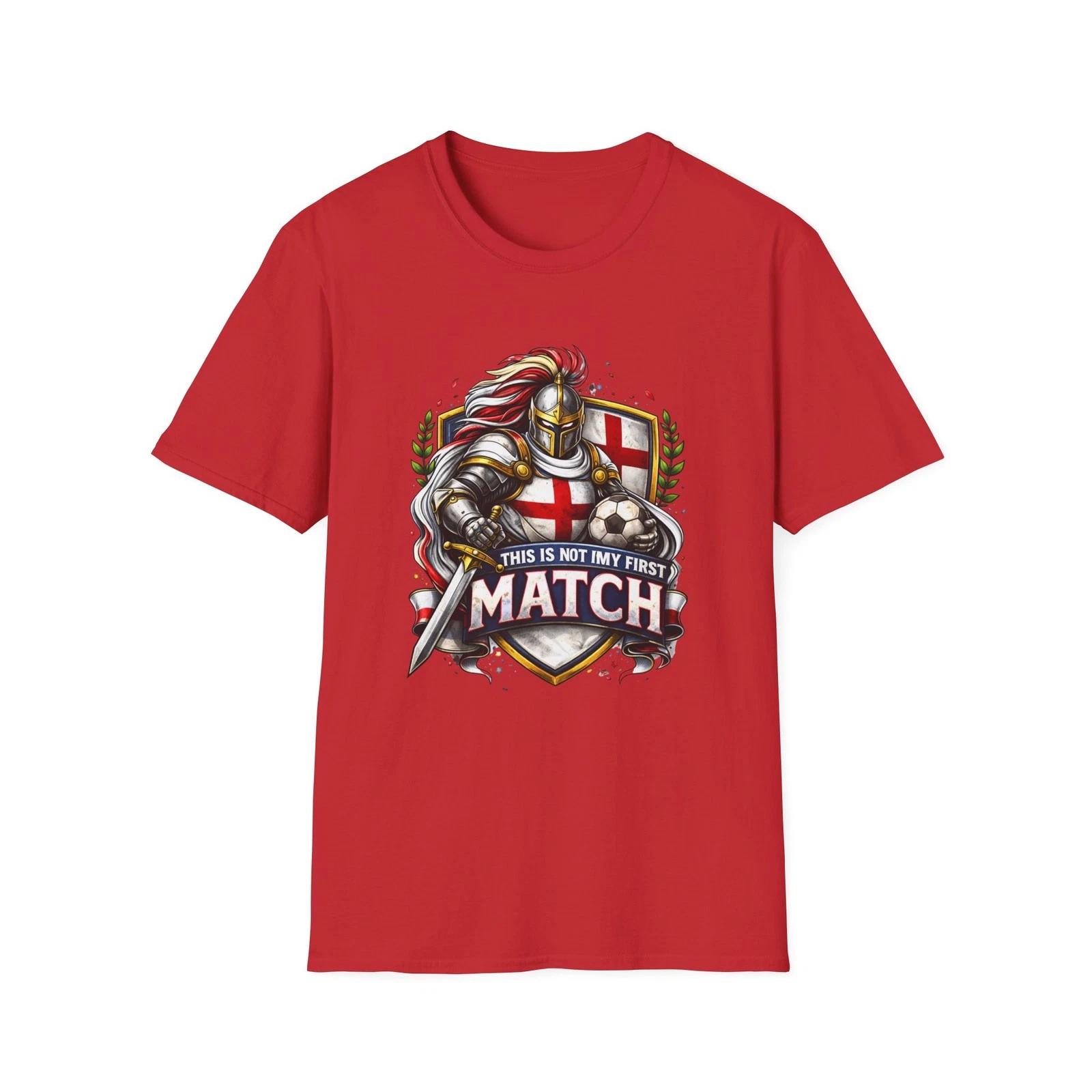 English Knight Soccer Shield  This Is Not My First Match  Football Children s Children s T  Children s T-shirt 110
