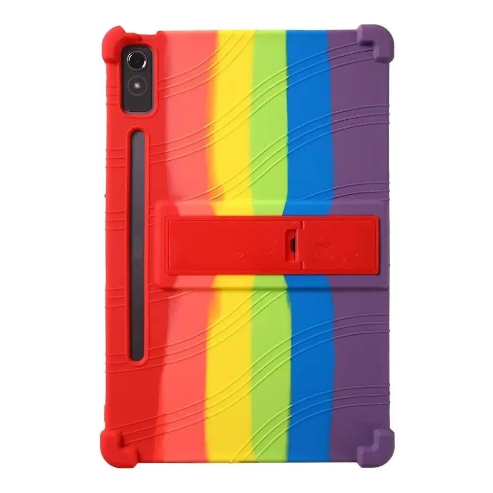 Case For Samsung Galaxy tab S9  Plus FE 12.4 Cover For Tab S9 11incs SM-X810 X816B Kickstand Funda with 4 Shockproof Airbags Soft Silicone