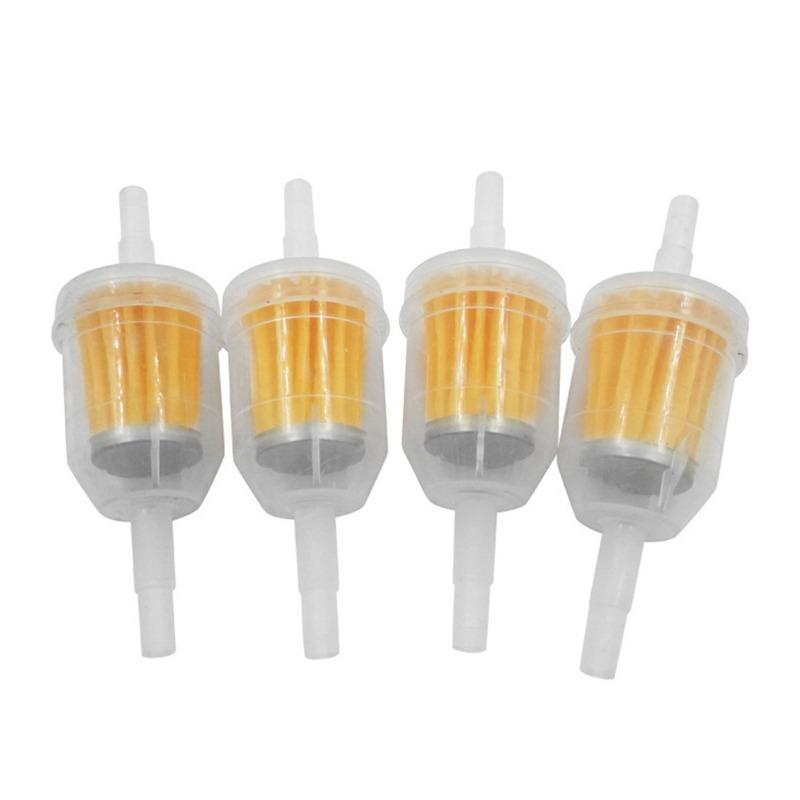 2-10Pc 6MM-8MM Car Gasoline Oil Filter Pipes Universal Inline Gas Fuel Filter For Small Engine Lawn Mower Motorcycle Accessories