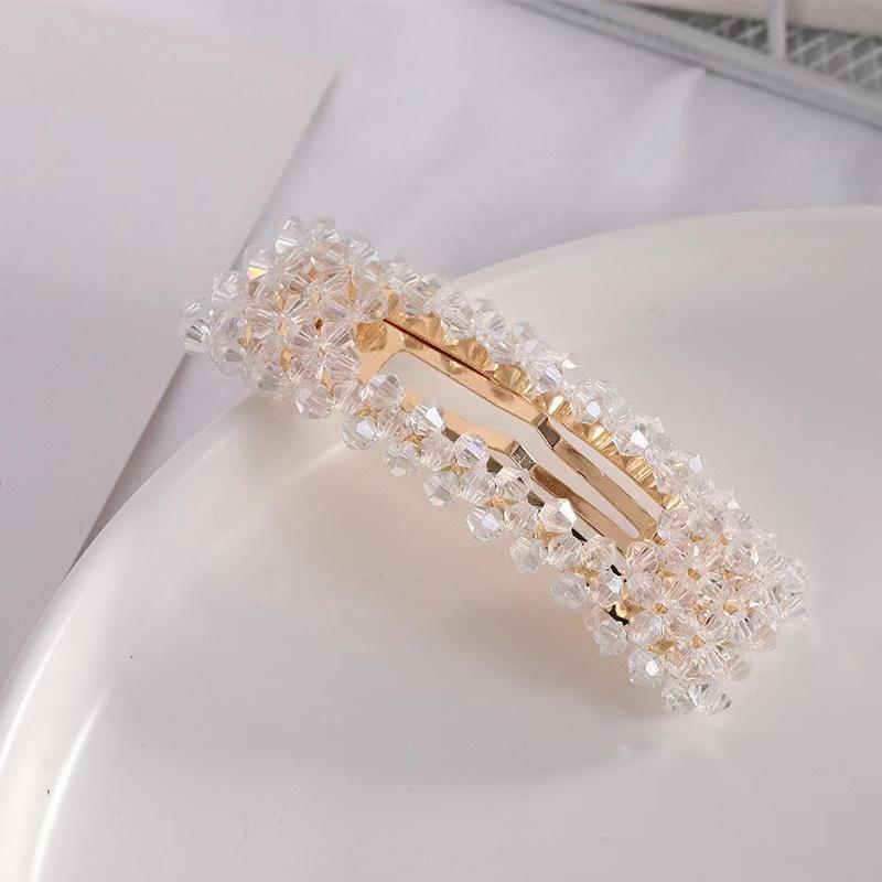 Kristall handgefertigte Haarschmuck elegante Haarnadeln Haarklammern Strass Haarspangen Haarspangen für Frauen Mädchen Haarschmuck