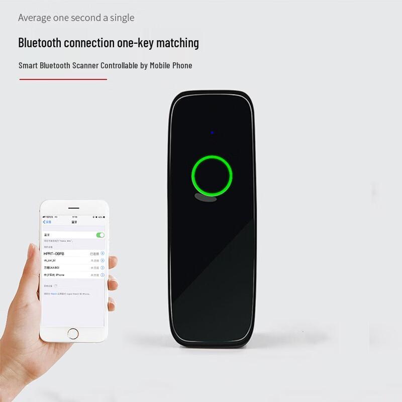 HPRT M300 Wireless 1D 2D Bluetooth Wearable Ring Barcode Scanner