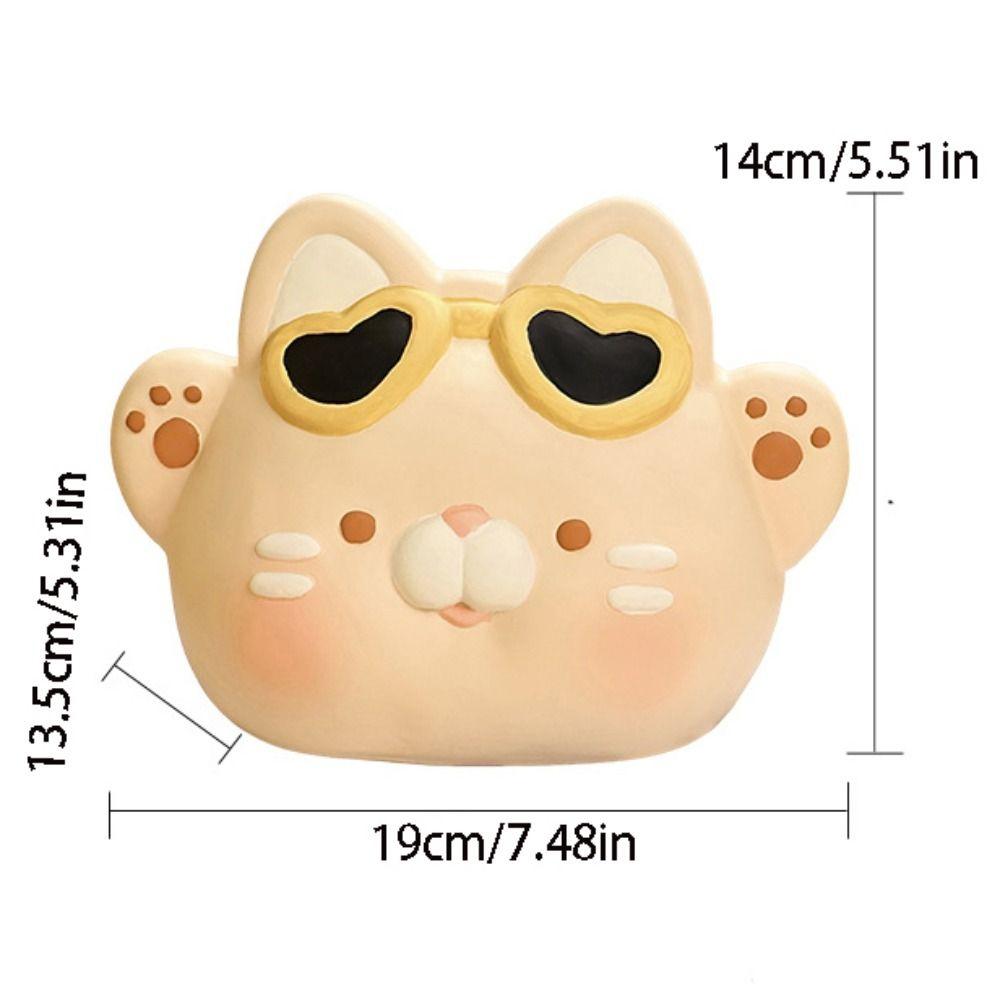 Cartoon Paper Box Ceramics Napkin Storage Box Desktop Decoration Tissue Box  Bedside