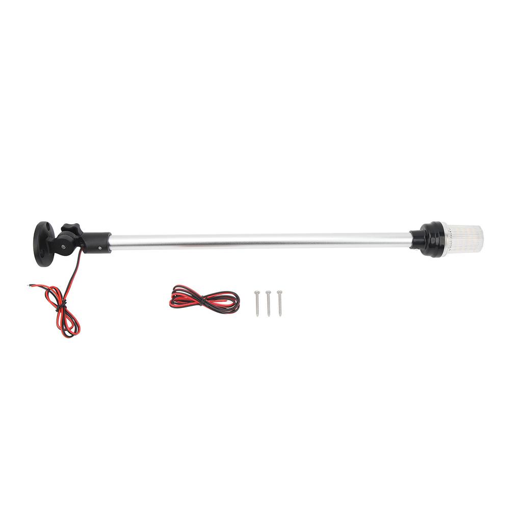 22in Klappbares Bootshecklicht 63LED Rundum 3NM Sichtweite IP66 Wasserdicht für Ponton-Yacht