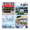 Folding Camouflage Sunshade Canopy Tent 3x3M