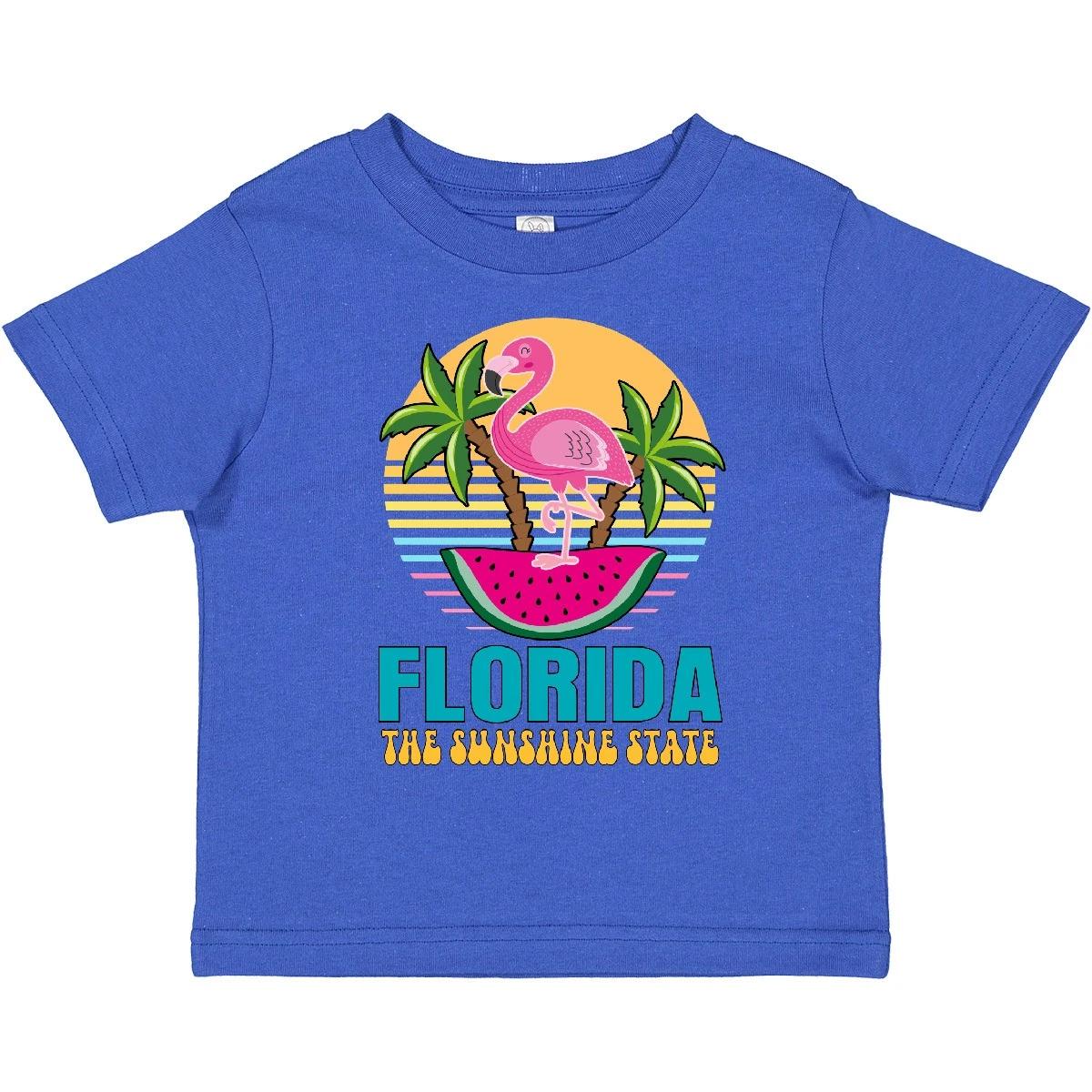 

Inktastic Florida The Sunshine State Toddler kids boys T-Shirt Miami Apparel Cute Child 140