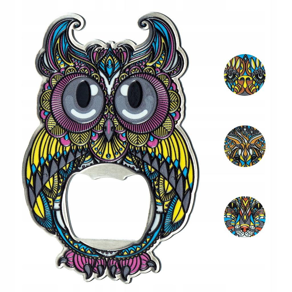 KADAX Otwieracz Stalowy Do Butelek Napojów Kapsli Lew