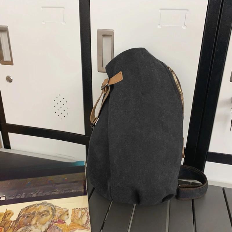 

Женская сумка через плечо, винтажная парная нагрудная сумка, студенческая сумка через плечо, женская сумка one size чёрный