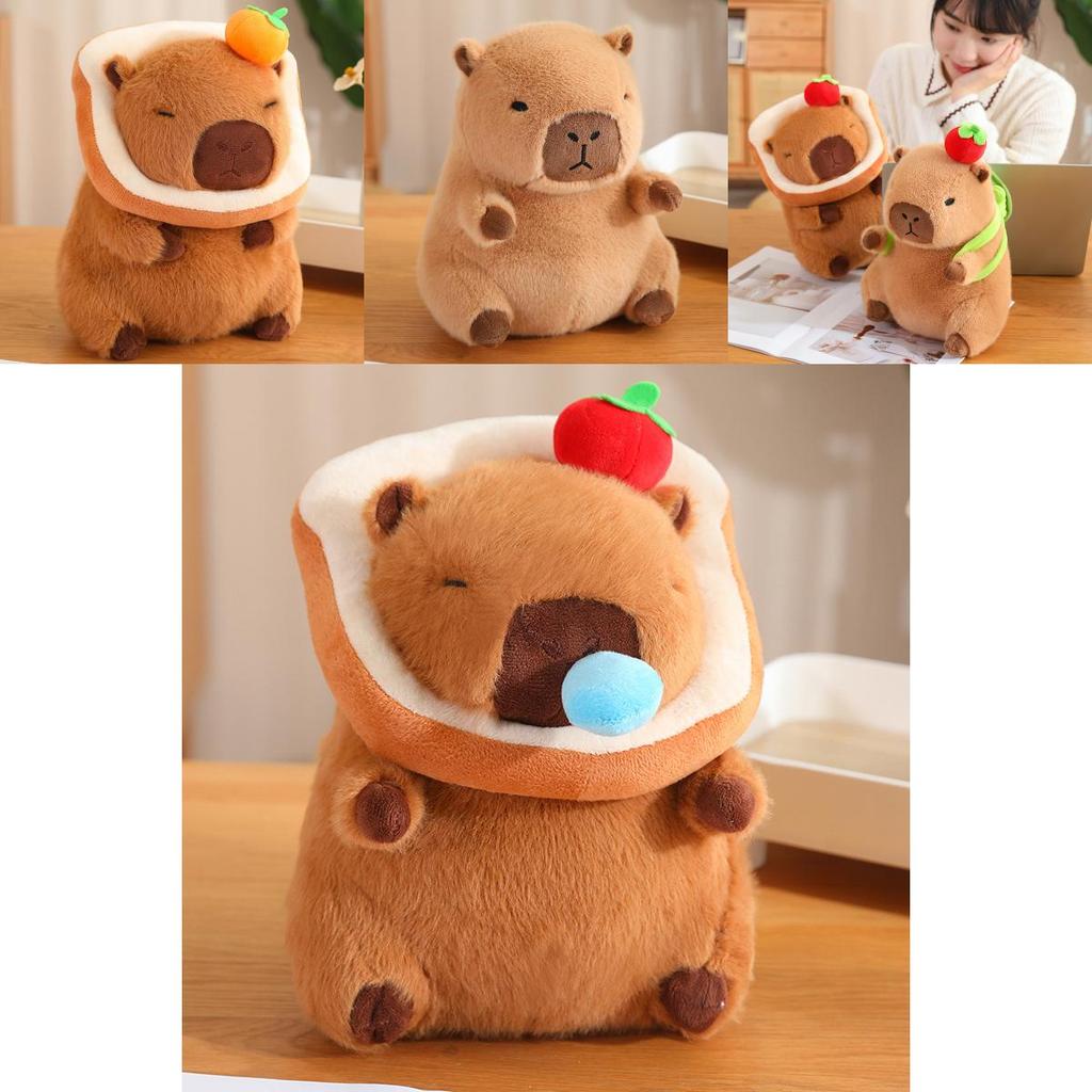 Adorable Capybara Plush Toy Featuring Unique Colorful Designs And Soft Filling Material