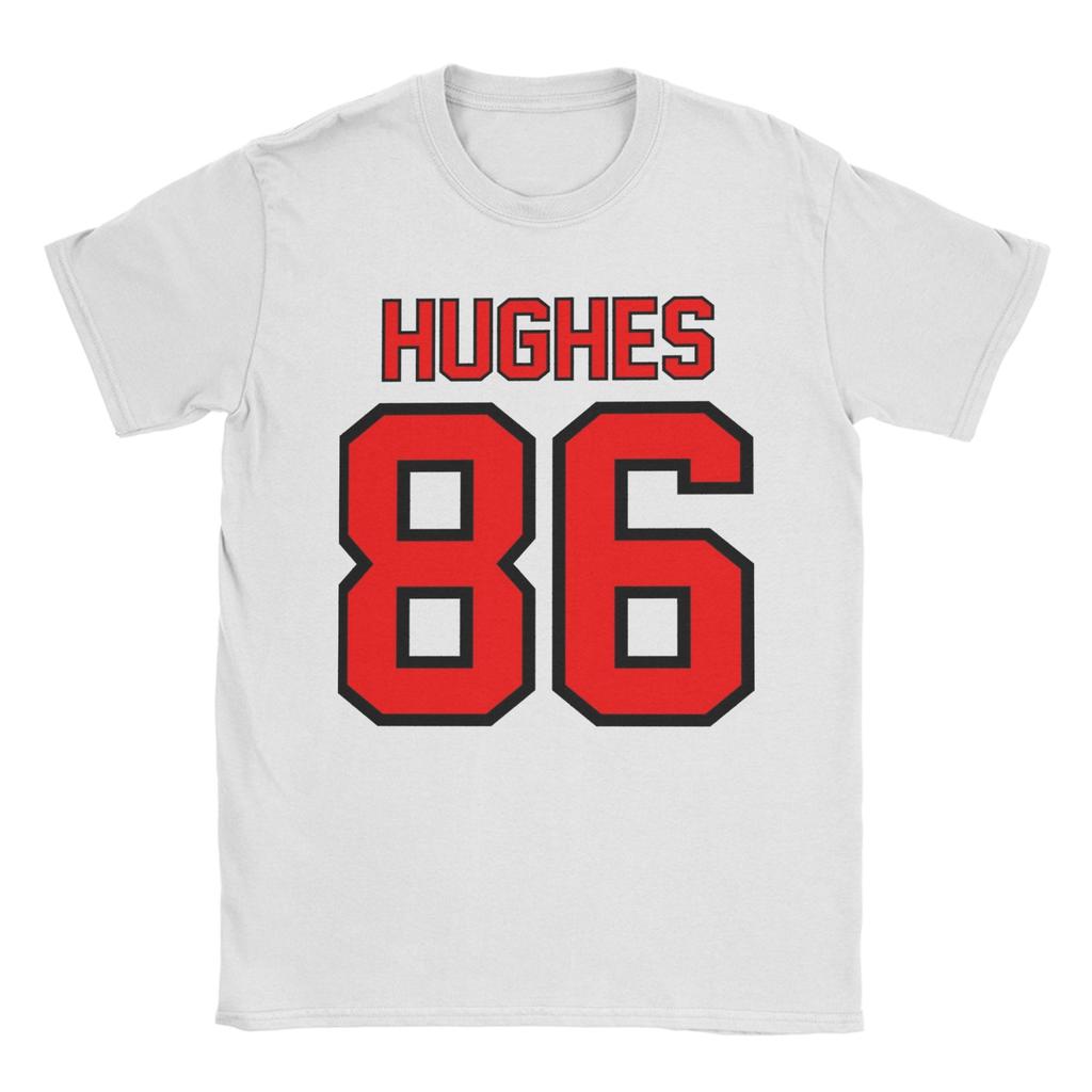 Jack Hughes Retro Unisex T Shirt Vintage Tee Shirt Short Sleeve Round Neck TShirts Pure Cotton Gift Idea Clothing