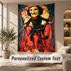 Tapestry Custom Name Text, Wall Hanging Tapestry Home Room DecorSaw Billy the Puppet