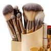 Rotatable Makeup Brush Holder Large Capacity Rotate Dustproof Cosmetic Brush Organizer