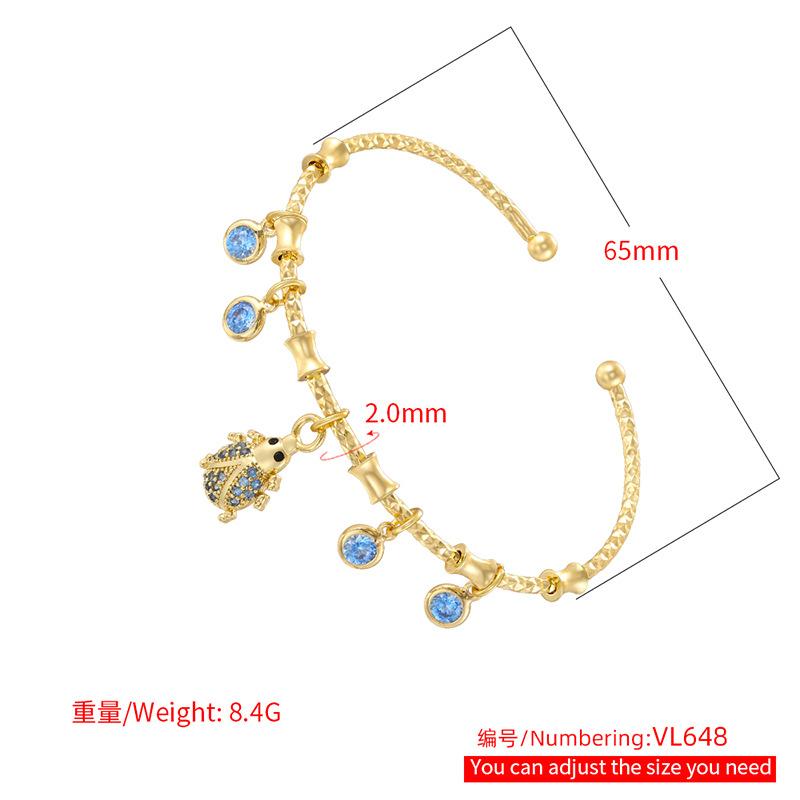 Käfer Oktagramm Regenbogen Spleißarmband Personalisiertes Geometrisches Wassertropfen Vierblättriges Kleeblatt Armband Vl648