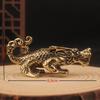 Antique Nine Sons Dragon Fortune Surging Home Office Desktop Small Ornament Craft Cross-border Brass Wholesale