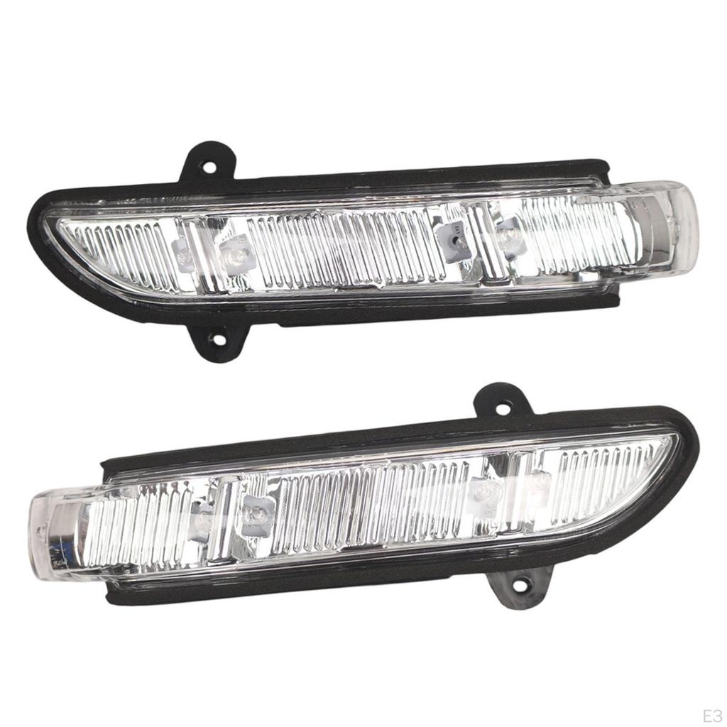 Lusterko boczne kierunkowskaz lampka wskaźnikowa akcesoria samochodowe łatwe w montażu lewe samochodowe