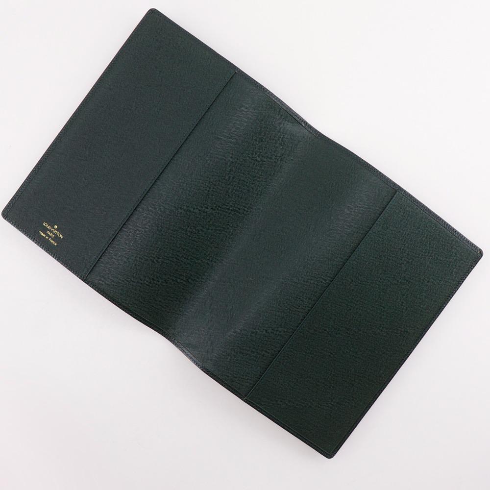 LOUIS VUITTON Agenda Bureau Notebook cover R20407 Notebook cover Epithea Deep green Taiga mens Used