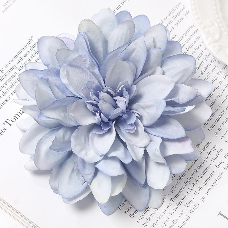 3Pcs Artificial Snowy Flower 11cm Silk Flower Head Home Decoration Wedding Decor DIY Bridal Chest Flower Party Accessories