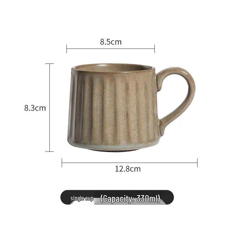 

HANDUNYOU Retro Ceramic Coffee Cup Set