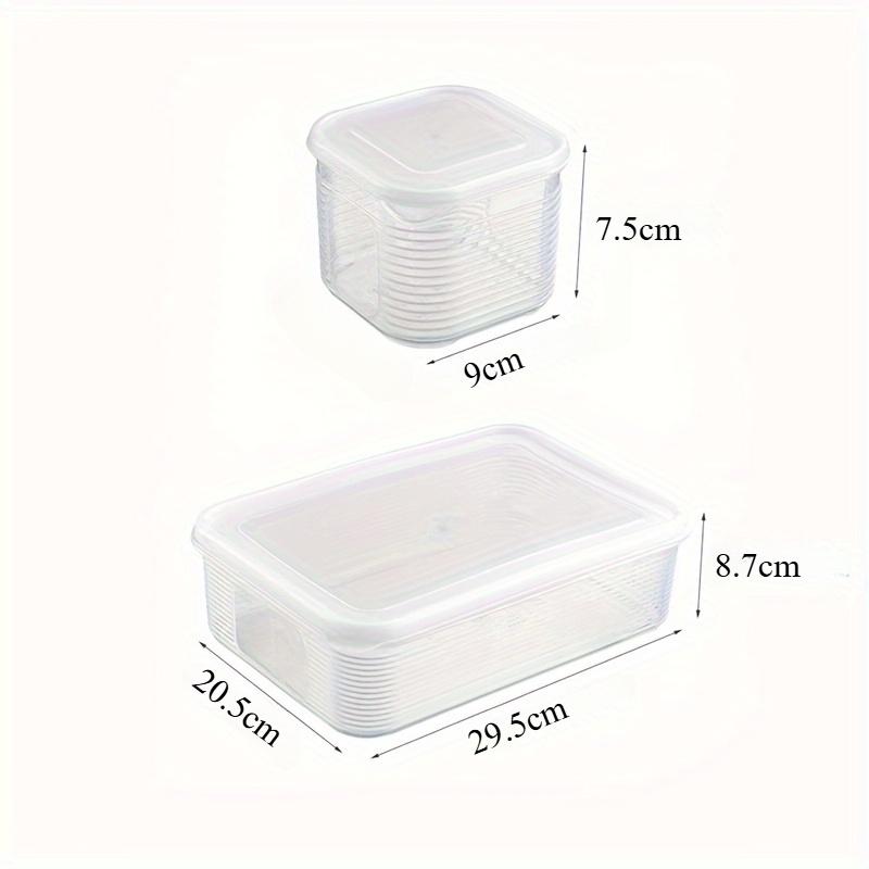 [Leakproof|Stackable] 7pcs Set Leakproof Stackable Food Storage Containers with Lids | Durable PP Material, Perfect for Meats, Fruits & Vegetables