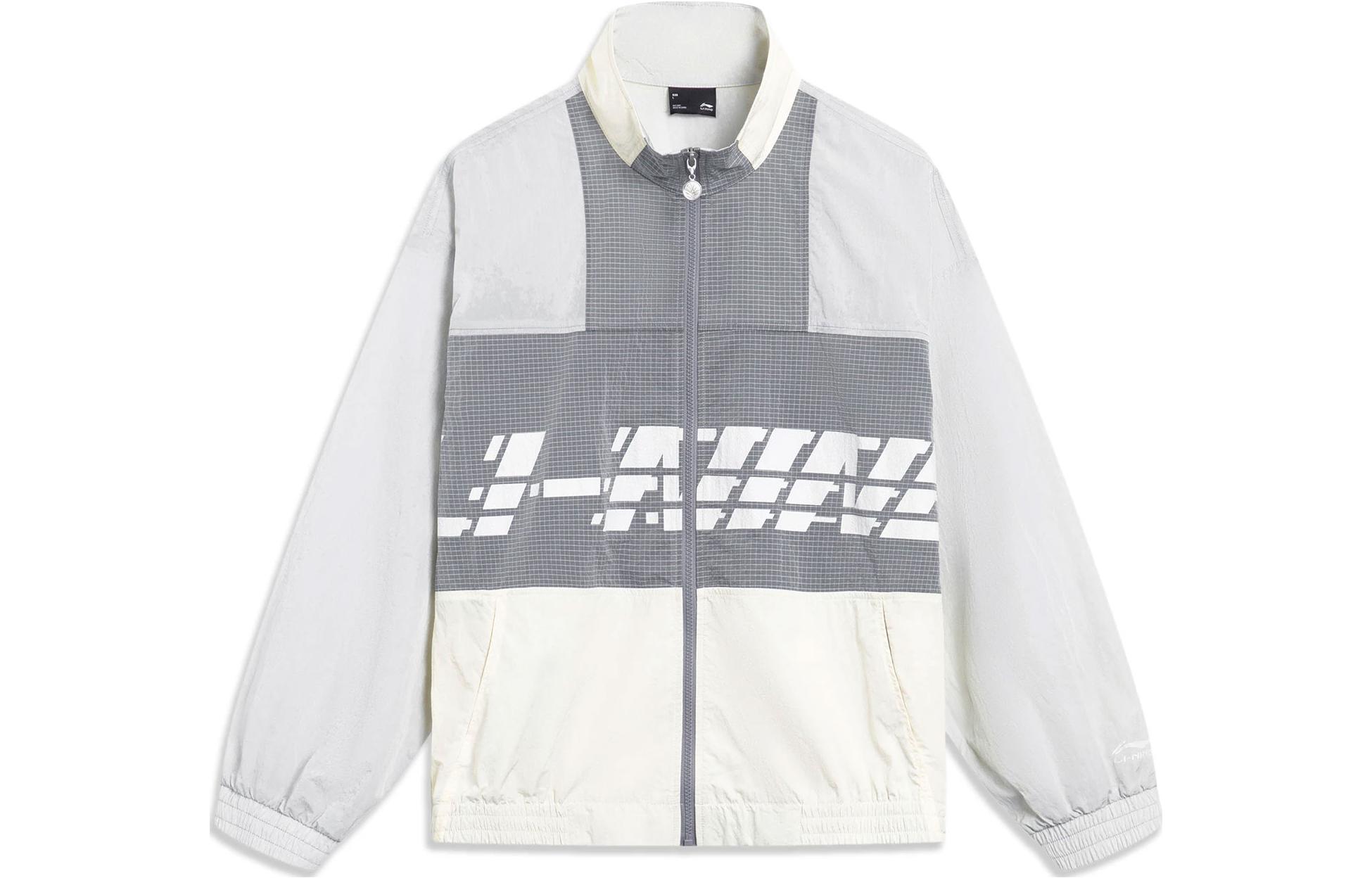 Li Ning Jacket Men s Stone Gray Ivory AJDT405-3 L