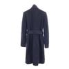DIANE VON FURSTENBERG Frill Long coat S Navy Women Used